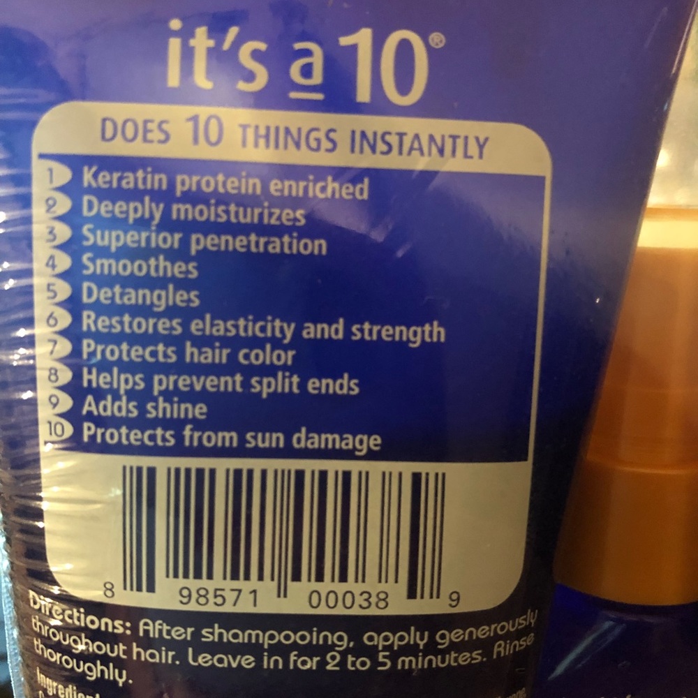 It’s a 10 shampoo and conditioner - Picture 4 of 4